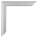 Como MDF Photo Frame 20x25cm Silver Matte Corner | Yourdecoration.com