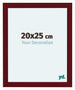 Como MDF Photo Frame 20x25cm Wine Red Swept Front Size | Yourdecoration.com