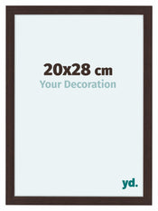 Como MDF Photo Frame 20x28cm Oak Dark Front Size | Yourdecoration.com