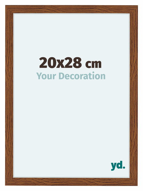 Como MDF Photo Frame 20x28cm Oak Rustic Front Size | Yourdecoration.com