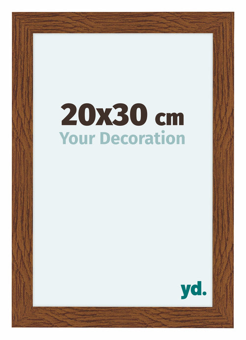 Como MDF Photo Frame 20x30cm Oak Rustic Front Size | Yourdecoration.com