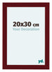 Como MDF Photo Frame 20x30cm Wine Red Swept Front Size | Yourdecoration.com