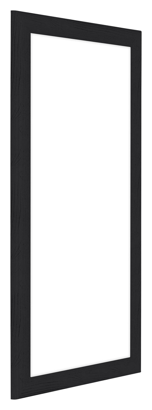 Como MDF Photo Frame 20x40cm Black Woodgrain Front Oblique | Yourdecoration.com