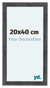 Como MDF Photo Frame 20x40cm Gray Swept Front Size | Yourdecoration.com