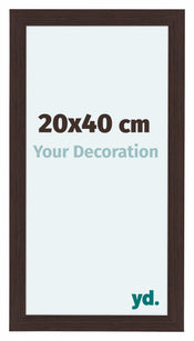 Como MDF Photo Frame 20x40cm Oak Dark Front Size | Yourdecoration.com