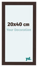 Como MDF Photo Frame 20x40cm Oak Dark Front Size | Yourdecoration.com