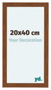 Como MDF Photo Frame 20x40cm Oak Rustic Front Size | Yourdecoration.com