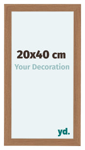 Como MDF Photo Frame 20x40cm Walnut Light Front Size | Yourdecoration.com