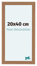 Como MDF Photo Frame 20x40cm Walnut Light Front Size | Yourdecoration.com