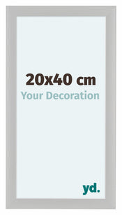 Como MDF Photo Frame 20x40cm White Woodgrain Front Size | Yourdecoration.com