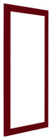 Como MDF Photo Frame 20x40cm Wine Red Swept Front Oblique | Yourdecoration.com