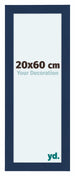 Como MDF Photo Frame 20x60cm Dark Blue Swept Front Size | Yourdecoration.com