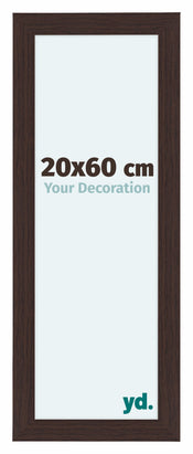 Como MDF Photo Frame 20x60cm Oak Dark Front Size | Yourdecoration.com