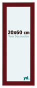 Como MDF Photo Frame 20x60cm Wine Red Swept Front Size | Yourdecoration.com