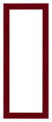 Como MDF Photo Frame 20x60cm Wine Red Swept Front | Yourdecoration.com