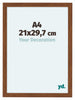 Como MDF Photo Frame 21x29 7cm A4 Oak Rustiek Front Size | Yourdecoration.com