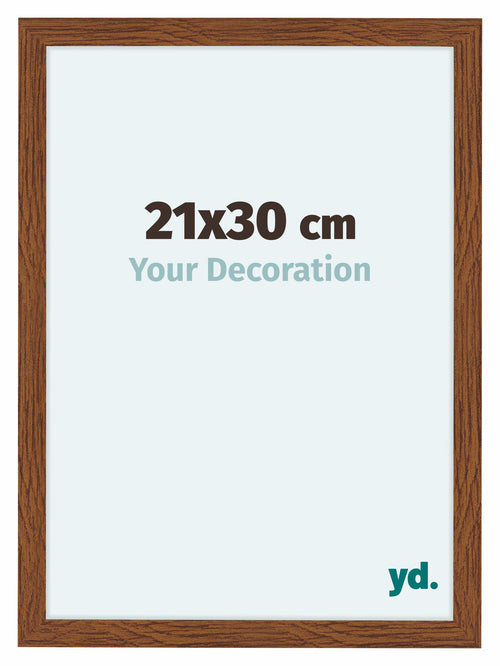 Como MDF Photo Frame 21x30cm Oak Rustic Front Size | Yourdecoration.com