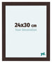 Como MDF Photo Frame 24x30cm Oak Dark Front Size | Yourdecoration.com