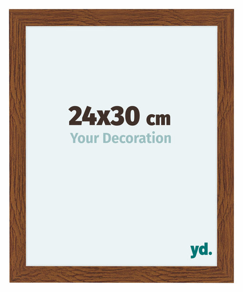 Como MDF Photo Frame 24x30cm Oak Rustic Front Size | Yourdecoration.com