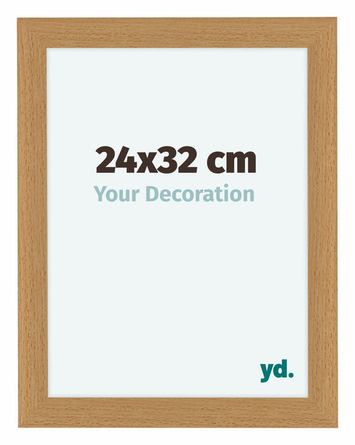 Como MDF Photo Frame 24x32cm Beech Front Size | Yourdecoration.com