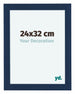 Como MDF Photo Frame 24x32cm Dark Blue Swept Front Size | Yourdecoration.com