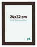 Como MDF Photo Frame 24x32cm Oak Dark Front Size | Yourdecoration.com