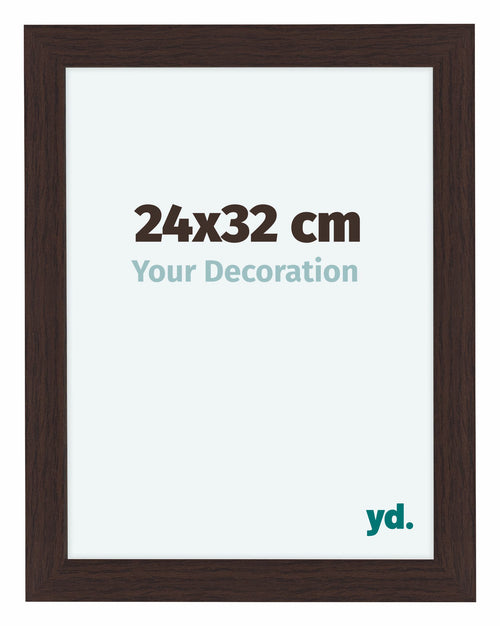 Como MDF Photo Frame 24x32cm Oak Dark Front Size | Yourdecoration.com