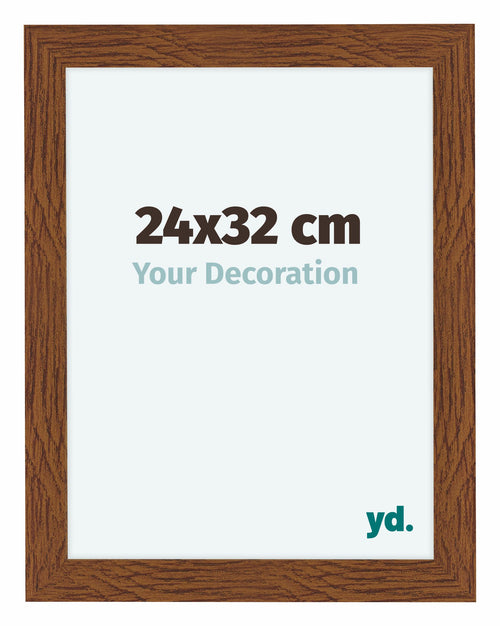 Como MDF Photo Frame 24x32cm Oak Rustic Front Size | Yourdecoration.com