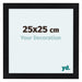 Como MDF Photo Frame 25x25cm Black Matte Front Size | Yourdecoration.com