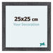 Como MDF Photo Frame 25x25cm Gray Swept Front Size | Yourdecoration.com