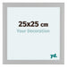 Como MDF Photo Frame 25x25cm White Woodgrain Front Size | Yourdecoration.com