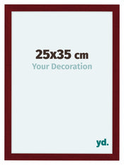 Como MDF Photo Frame 25x35cm Wine Red Swept Front Size | Yourdecoration.com