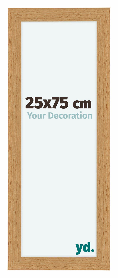 Como MDF Photo Frame 25x75cm Beech Front Size | Yourdecoration.com