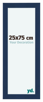 Como MDF Photo Frame 25x75cm Dark Blue Swept Front Size | Yourdecoration.com