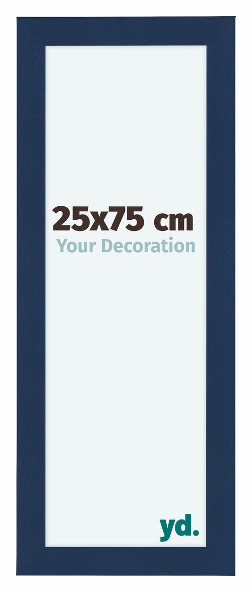 Como MDF Photo Frame 25x75cm Dark Blue Swept Front Size | Yourdecoration.com