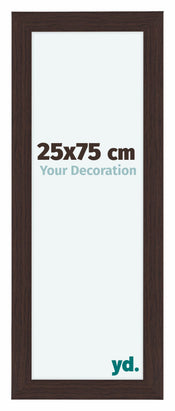 Como MDF Photo Frame 25x75cm Oak Dark Front Size | Yourdecoration.com