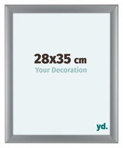 Como MDF Photo Frame 28x35cm Silver Matte Front Size | Yourdecoration.com