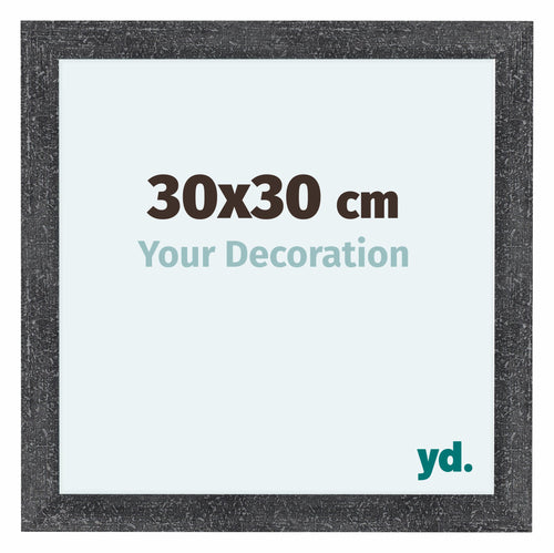 Como MDF Photo Frame 30x30cm Gray Swept Front Size | Yourdecoration.com