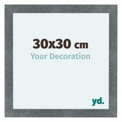 Como MDF Photo Frame 30x30cm Iron Swept Front Size | Yourdecoration.com