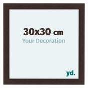 Como MDF Photo Frame 30x30cm Oak Dark Front Size | Yourdecoration.com