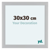 Como MDF Photo Frame 30x30cm White High Gloss Front Size | Yourdecoration.com