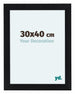 Como MDF Photo Frame 30x40cm Black Matte Front Size | Yourdecoration.com