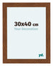 Como MDF Photo Frame 30x40cm Oak Rustic Front Size | Yourdecoration.com