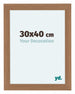 Como MDF Photo Frame 30x40cm Walnut Light Front Size | Yourdecoration.com