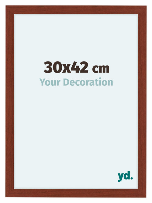 Como MDF Photo Frame 30x42cm Cherry Front Size | Yourdecoration.com