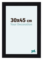 Como MDF Photo Frame 30x45cm Black High Gloss Front Size | Yourdecoration.com