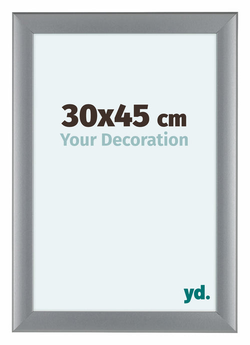 Como MDF Photo Frame 30x45cm Silver Matte Front Size | Yourdecoration.com