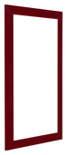 Como MDF Photo Frame 30x50cm Wine Red Swept Front Oblique | Yourdecoration.com