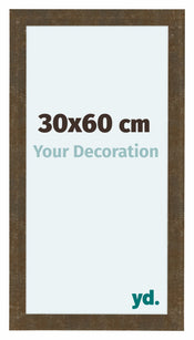 Como MDF Photo Frame 30x60cm Gold Antique Front Size | Yourdecoration.com