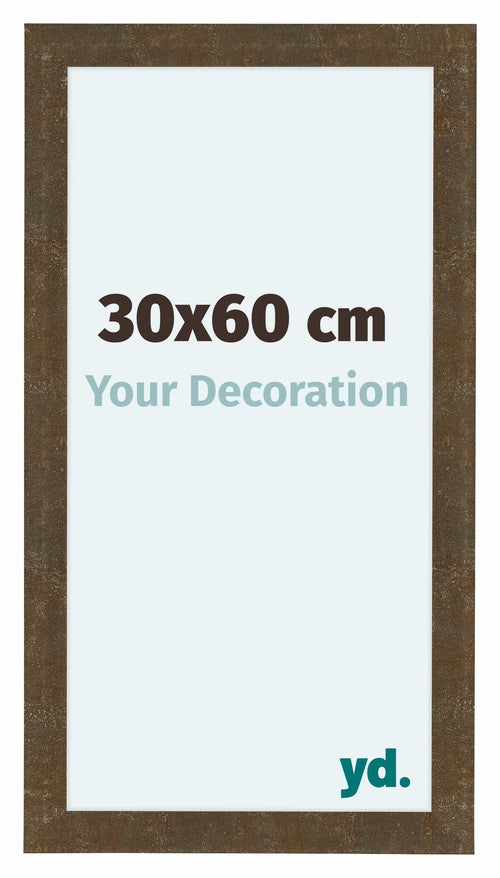 Como MDF Photo Frame 30x60cm Gold Antique Front Size | Yourdecoration.com